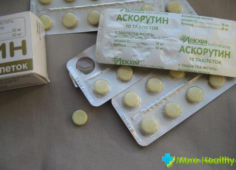 Применения таблеток Аскорутин